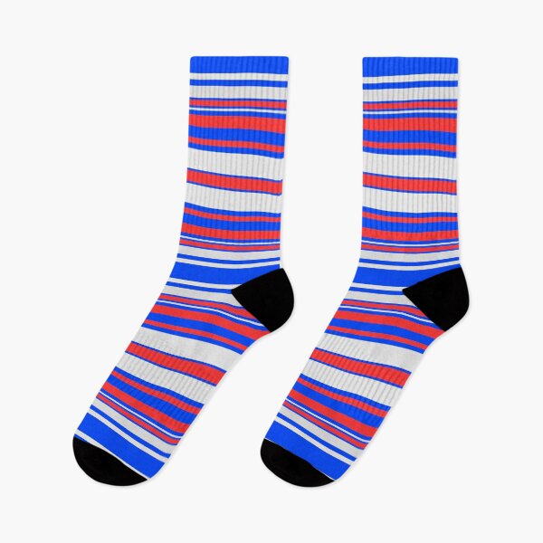 Item preview, Red White & Blue Horizontal Balanced Stripes designed and sold by weirdAffect.