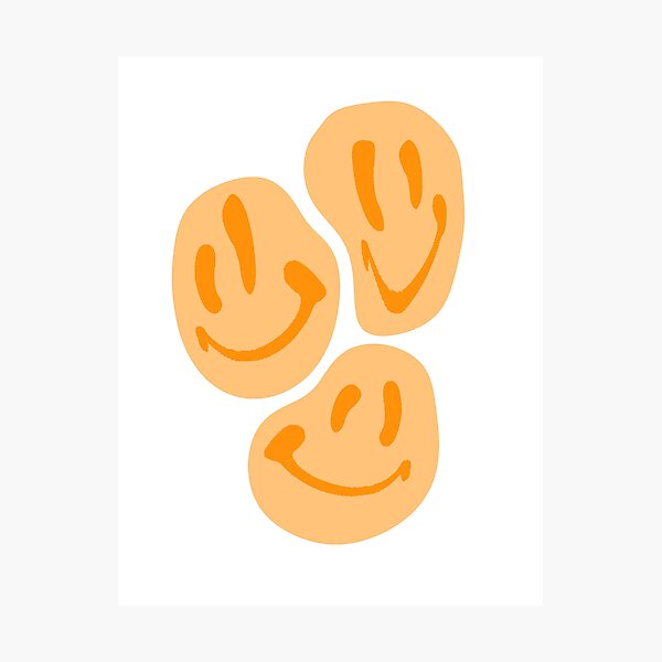 Item preview, ORANGE SMILES designed and sold by stickers by olivia!.