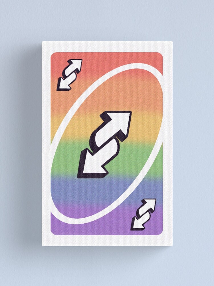 gay pride uno reverse card | Sticker