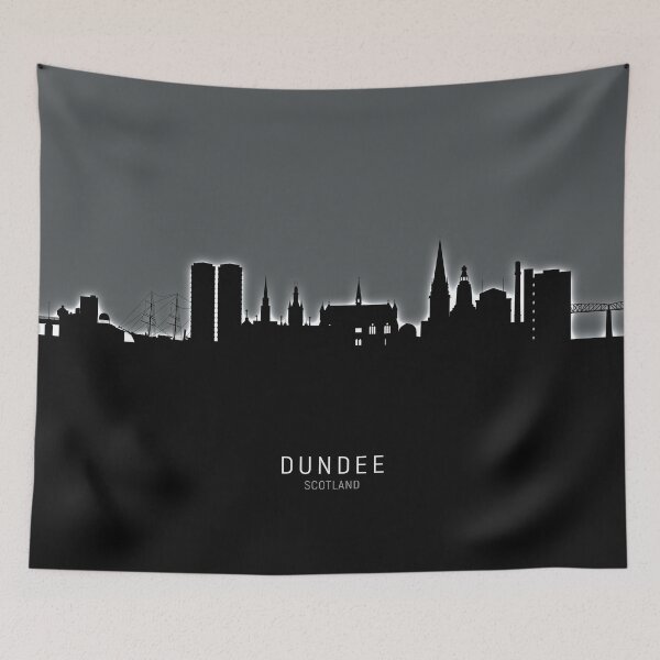 Item preview, Dundee Scotland Skyline designed and sold by ArtPrints.