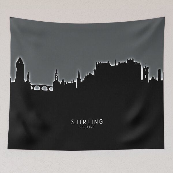 Item preview, Stirling Scotland Skyline designed and sold by ArtPrints.