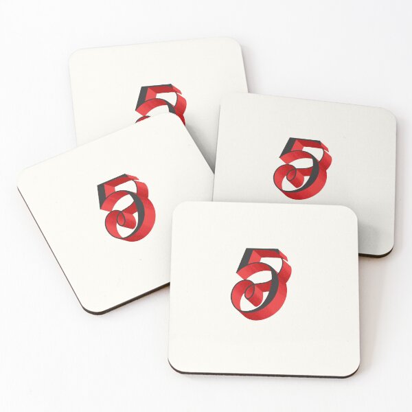 Item preview, Red Number 5 designed and sold by hughvdl.