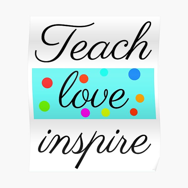 Download Teacher Svg Posters Redbubble