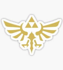 The Legend of Zelda Royal Crest (gold) Sticker