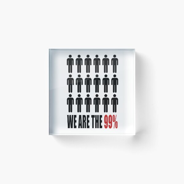 Item preview, We are the 99% - protest designed and sold by ArtOfRebellion.