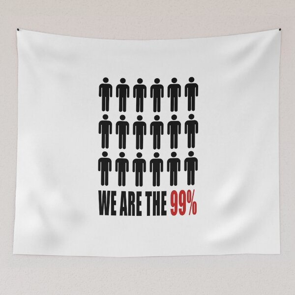Item preview, We are the 99% - protest designed and sold by ArtOfRebellion.