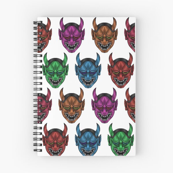 Item preview, Colorful Hannya Mask Patterns designed and sold by papererwin.