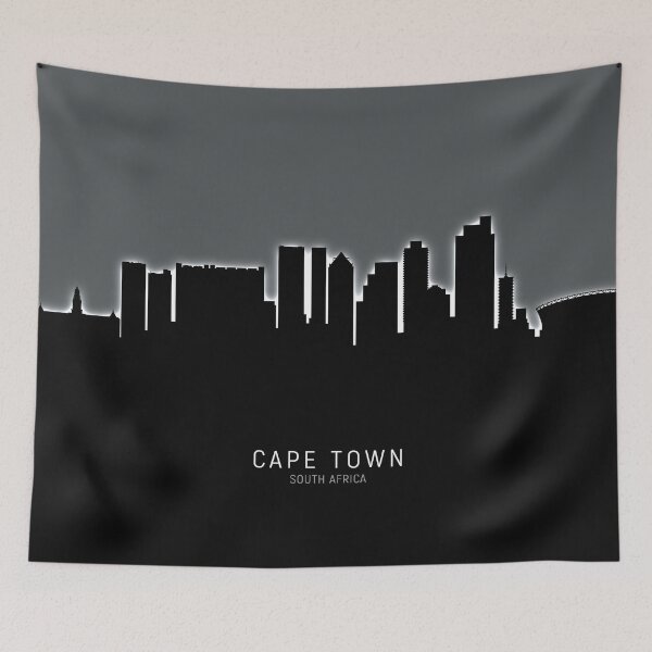 Item preview, Cape Town South Africa Skyline designed and sold by ArtPrints.