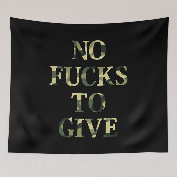 Item preview, No Fucks To Give Camouflage designed and sold by TheArtism.