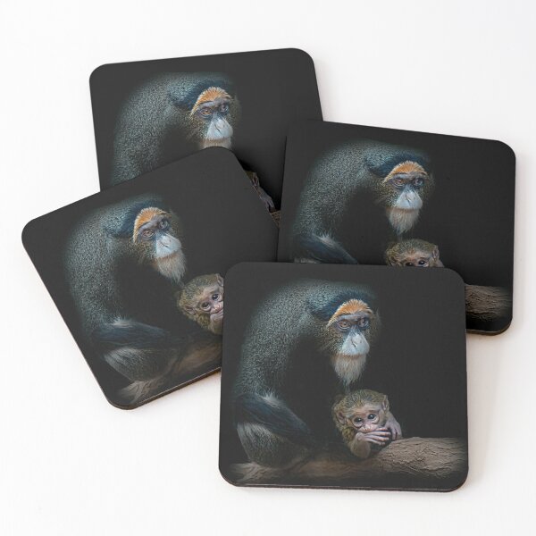 Item preview, De Brazzas Monkey and baby. designed and sold by Brian Tarr.
