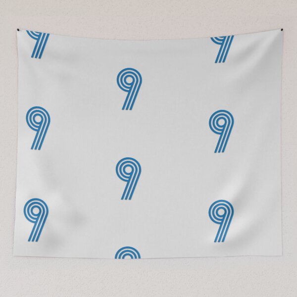 Item preview, Blue Number 9 designed and sold by hughvdl.
