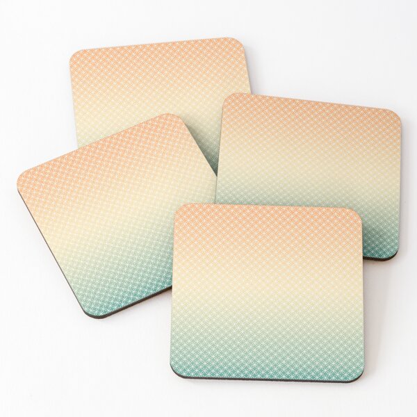 Item preview, Coral, apricot, turquoise gradient. Ombre.  designed and sold by marinaklykva.