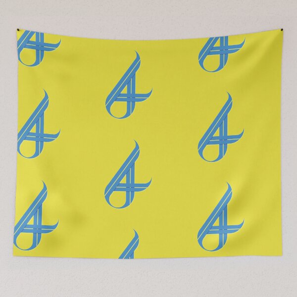 Item preview, Blue and Yellow Number 4 designed and sold by hughvdl.