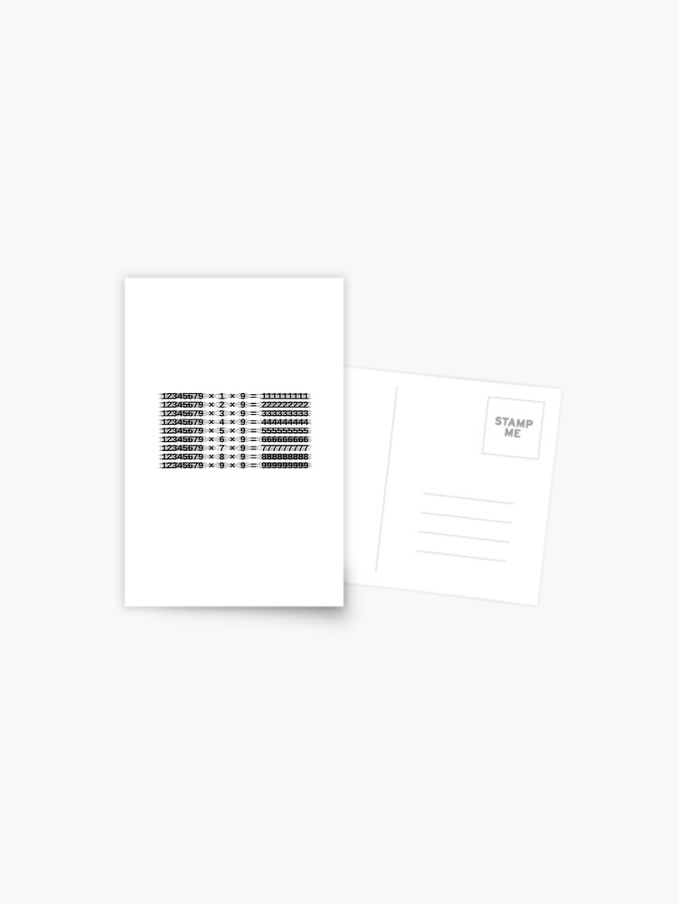 Math Is Beautiful Postcard By Tee And Coffee Redbubble