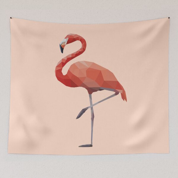 Item preview, Low Poly Flamingo Artwork designed and sold by Koala-Studios.