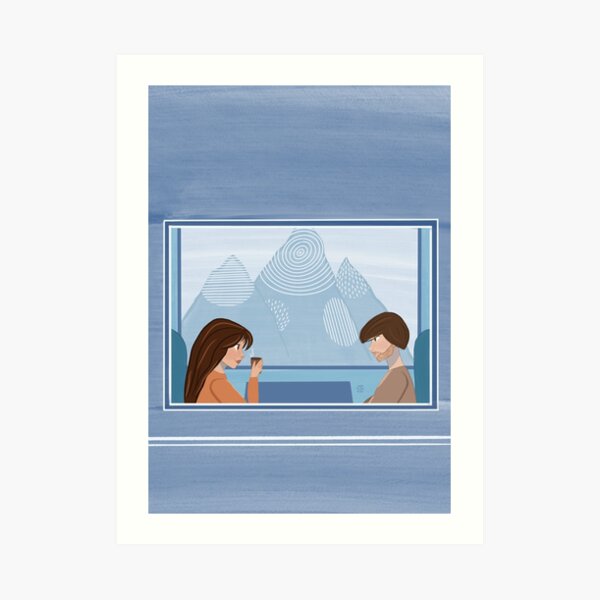 Traveling companion Art Print