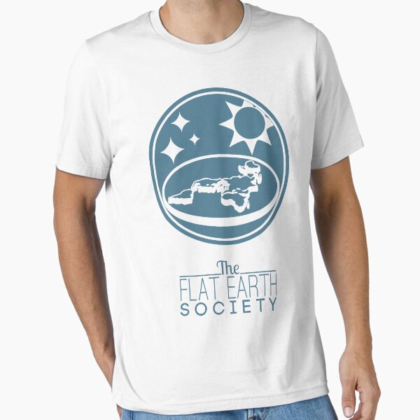 Item preview, The Flat Earth Society designed and sold by VectorDesigner.