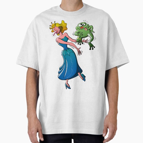 Disgusting Kiss for a Princess Oversized T-Shirt