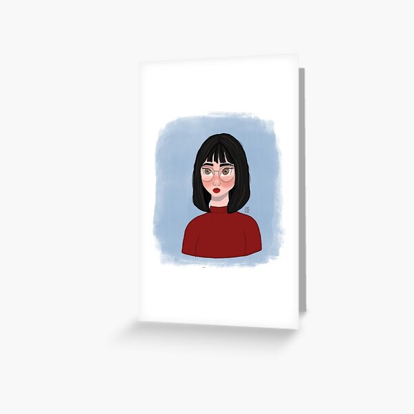 Girl #4 Greeting Card