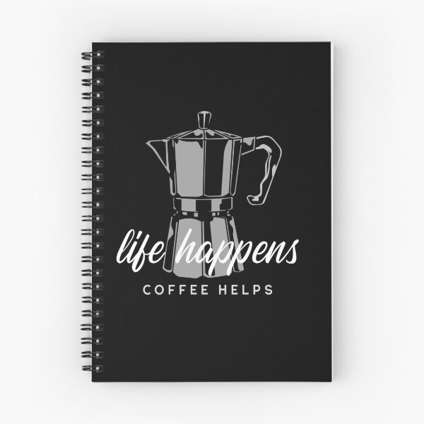 Item preview, Moka - Life Happens Coffee Helps  designed and sold by joabaj.