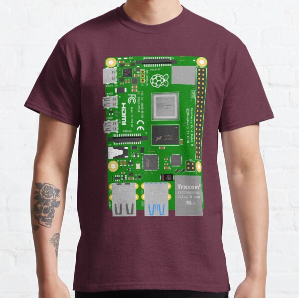 Raspberry Pi 4 B Classic T-Shirt