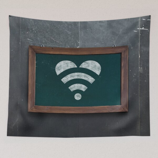 Item preview, LOVE is all around - Blackboard designed and sold by Hell-Prints.