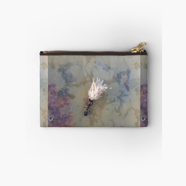Item preview, Macro Photo of an Ant Carrying a Dried Flower  designed and sold by Versatill.