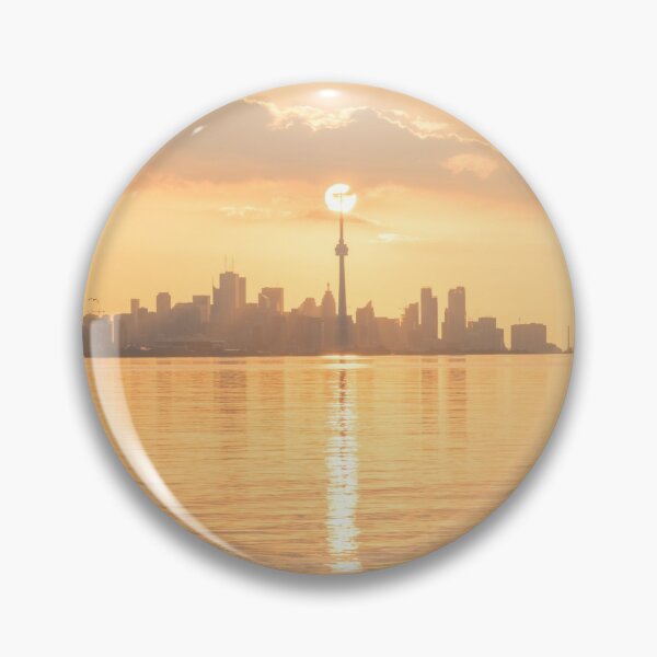 Item preview, Holding the Sun Up - Perfectly Timed Sunrise Over Toronto designed and sold by Georgia Mizuleva.