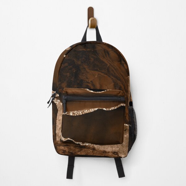Item preview, Abstract Brown & Gold Modern Geode Agate Design designed and sold by Paulele.