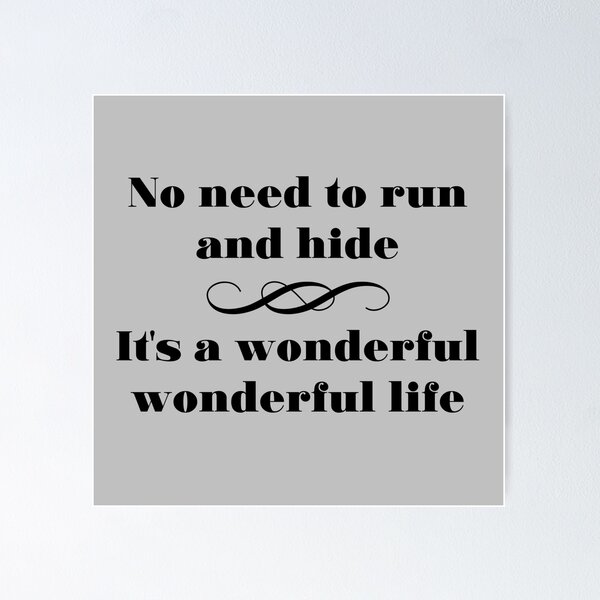 Item preview, Wonderful life designed and sold by perezzzoso.