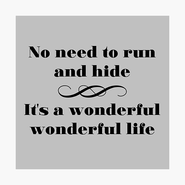 Item preview, Wonderful life designed and sold by perezzzoso.