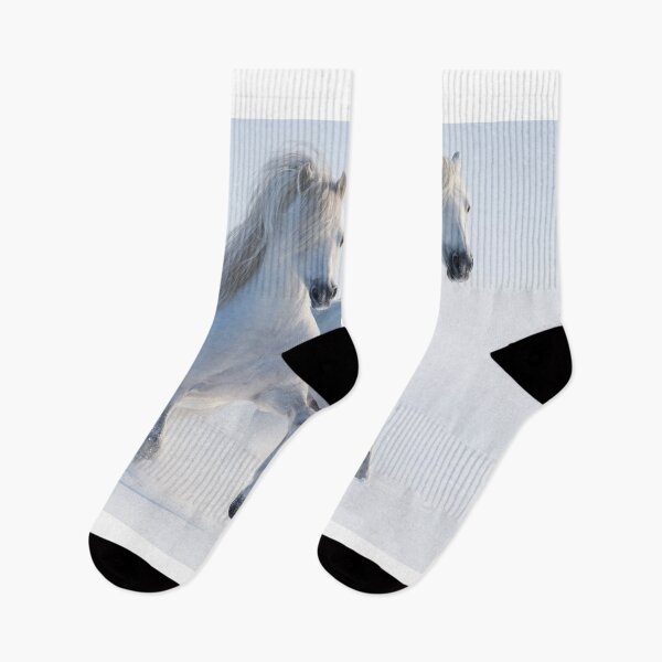 Item preview, Two White Horses Running designed and sold by BhARTi Taylor.