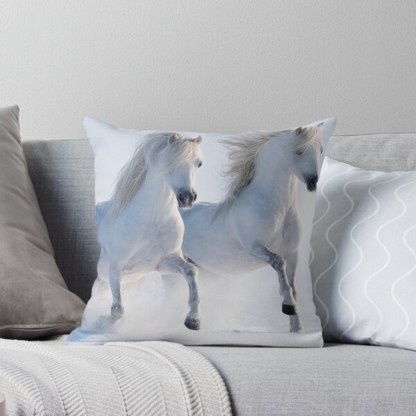 Item preview, Two White Horses Running designed and sold by BhARTi Taylor.