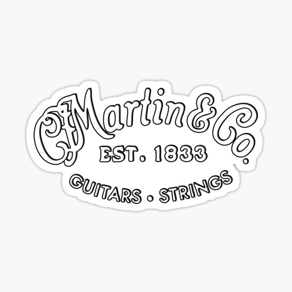 Martin Guitars Logo Stickers Redbubble