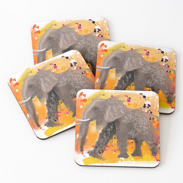 Item preview, Mandala elephant designed and sold by Fynnillustrates.
