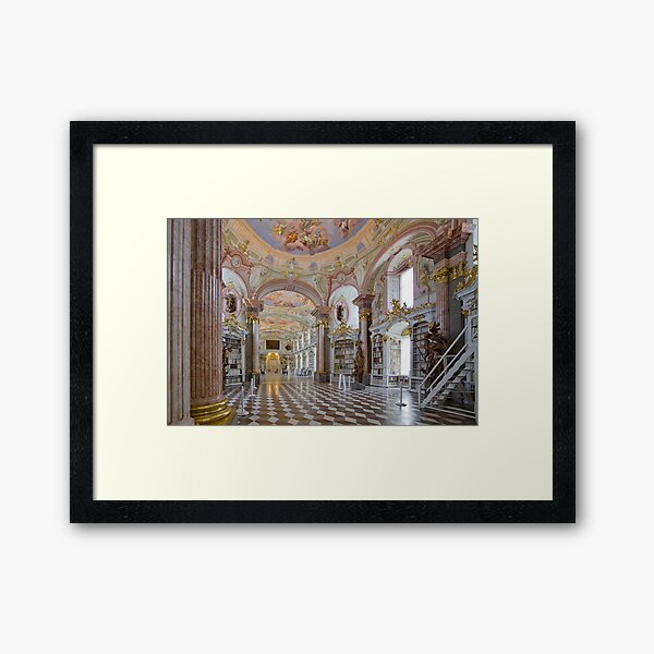 Admont Library Framed Art Print