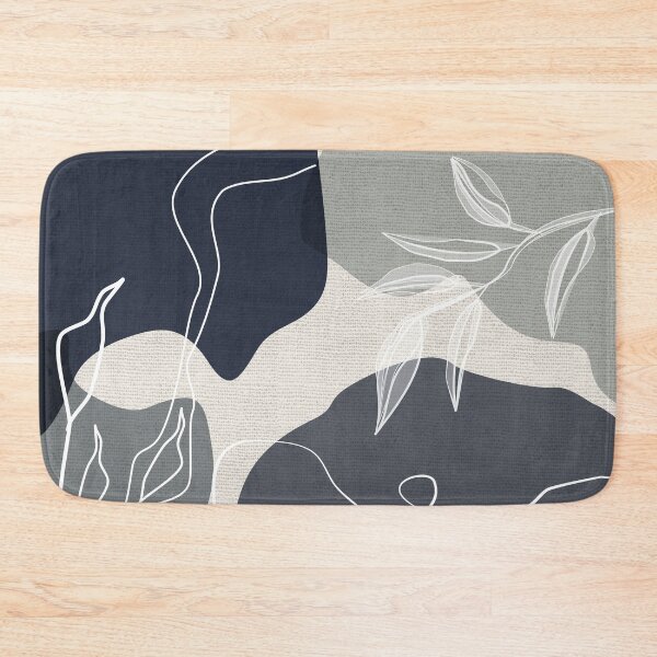 Item preview, Leafy Lane in Blue 2 designed and sold by simplydesignart.