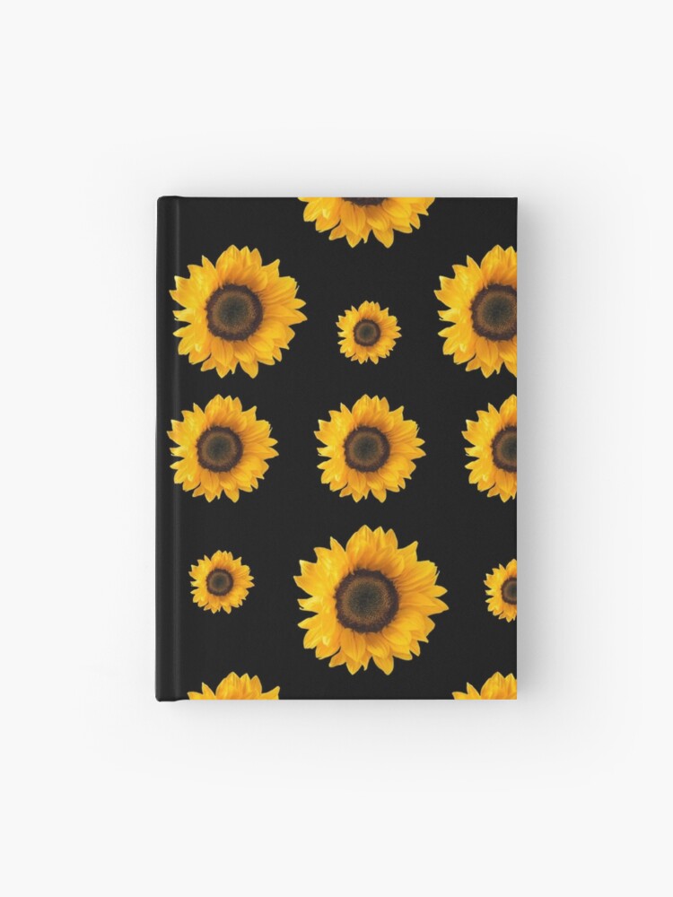 Cuaderno de tapa dura «Patrón de girasol» de bubblediva | Redbubble