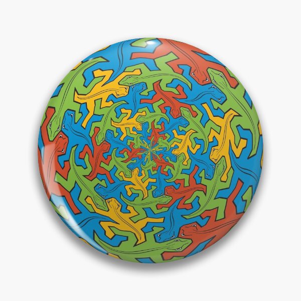 Item preview, The many lizards sphere M. C. Escher designed and sold by adamnicolson.