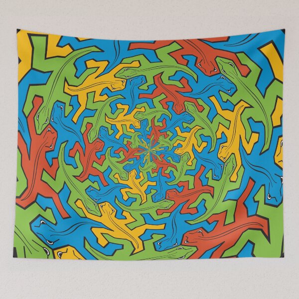 Item preview, The many lizards sphere M. C. Escher designed and sold by adamnicolson.