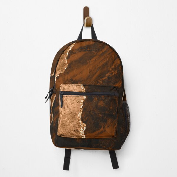 Item preview, Abstract Chocolate Brown & Gold Modern Geode Agate Design designed and sold by Paulele.