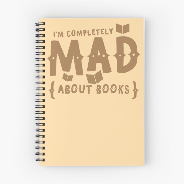 Item preview, I'm completely MAD about books! designed and sold by jazzydevil.