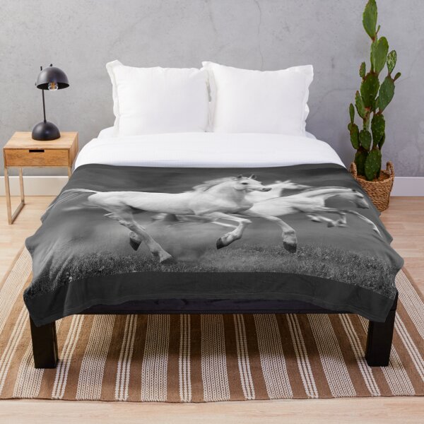 Item preview, White Horse In Grey designed and sold by BhARTi Taylor.