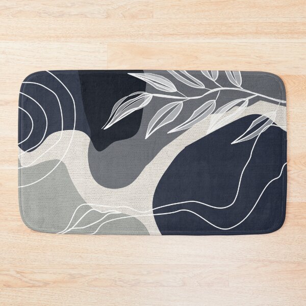 Item preview, Leafy Lane in Blue 3 designed and sold by simplydesignart.