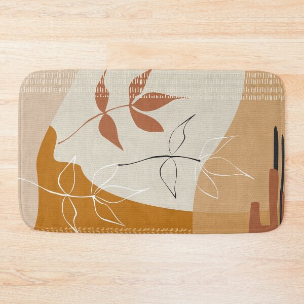 Item preview, Abstract - Go with the Flow Ochre 3 designed and sold by simplydesignart.