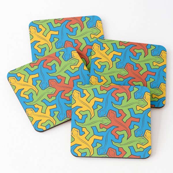 Item preview, The many lizard Escher Pattern designed and sold by adamnicolson.