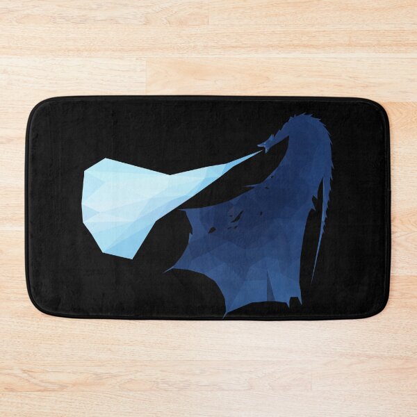 Item preview, Low Poly Dragon Breathing Ice - Geometric Fantasy Art designed and sold by OrangePoly.
