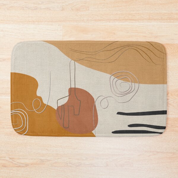Item preview, Go with the Flow Ochre 2 designed and sold by simplydesignart.