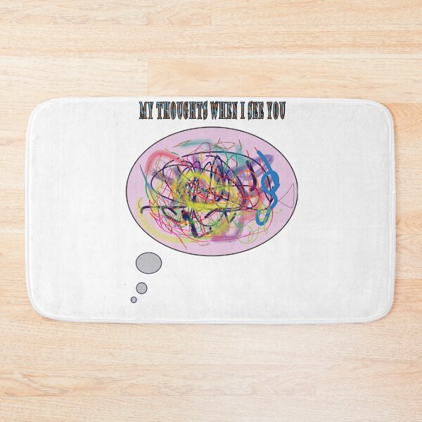 Item preview, My thoughts when i see you! designed and sold by Green Star Shop.