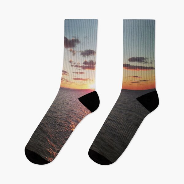 Item preview, Beautiful Ocean Sunset with clouds designed and sold by mayankdozdesign.